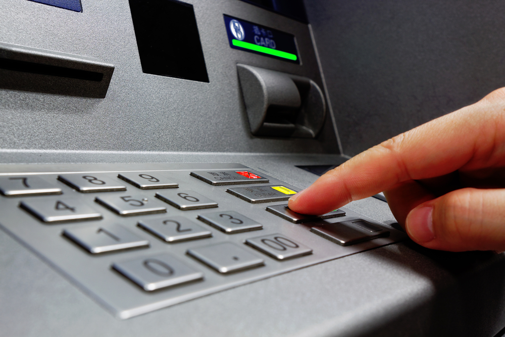 ATM bankautomata keszpenz