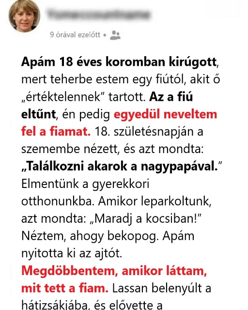Apam kirakott 17 evesen