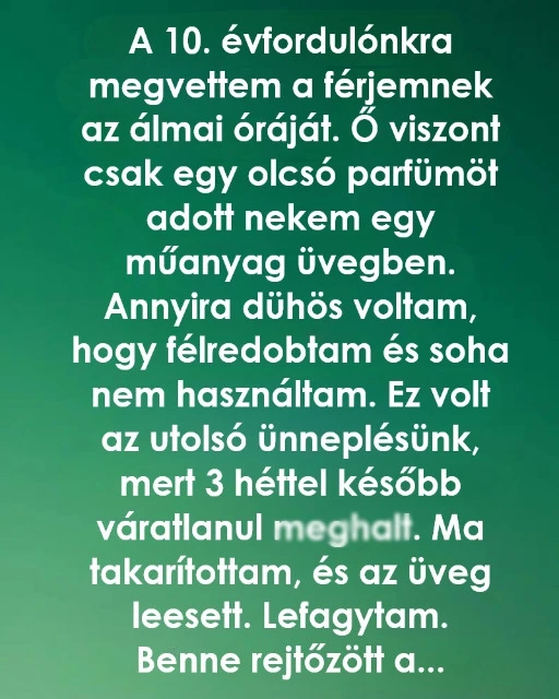 Az eldobott parfum titka