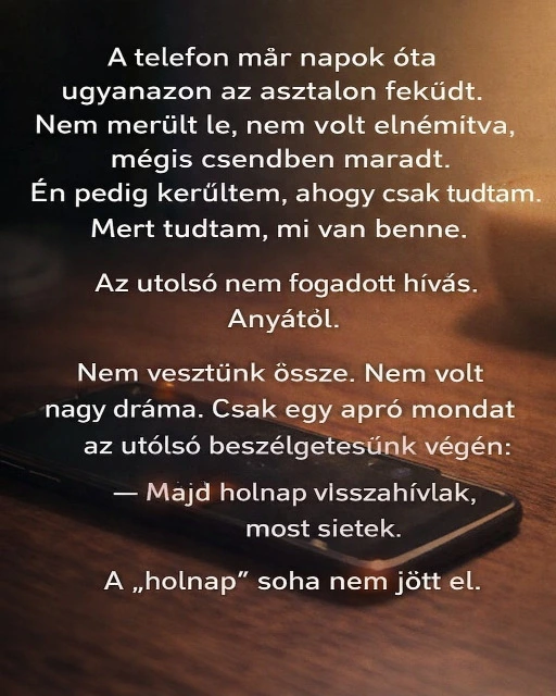 Az utolso nem fogadott hivas