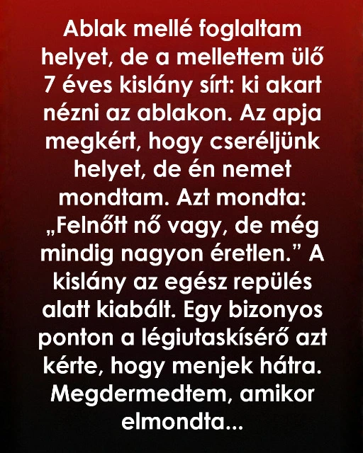 Egy idegen mondata a repulon