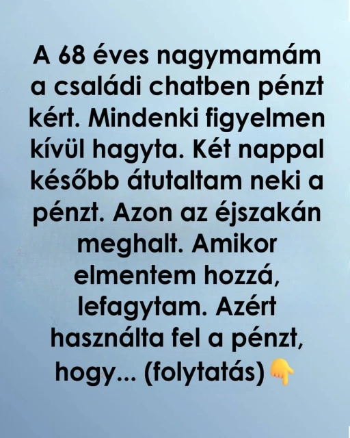 Nagymamam penzt kert